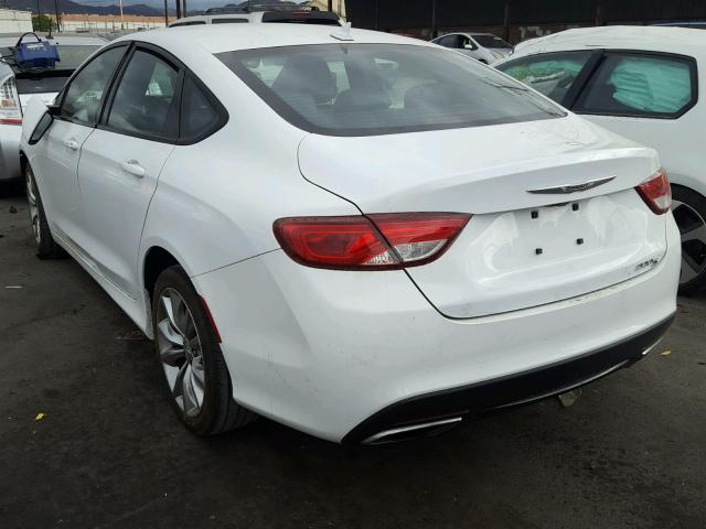 1C3CCCBB5FN760252 - 2015 CHRYSLER 200 S WHITE photo 3