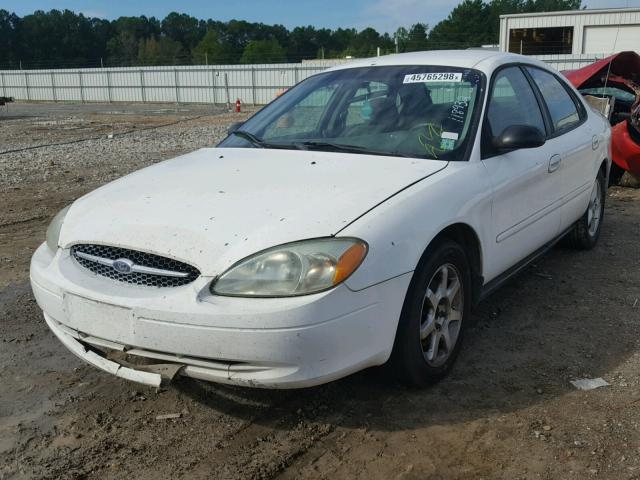 1FAFP52U23A118932 - 2003 FORD TAURUS LX WHITE photo 2