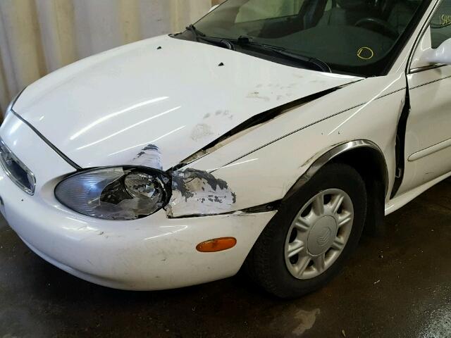 1MELM55U2VA616082 - 1997 MERCURY SABLE WHITE photo 9