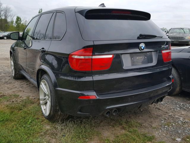 5YMGY0C55ALK25553 - 2010 BMW X5 M BLACK photo 3