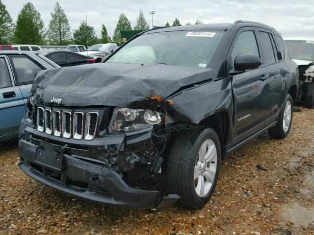 1C4NJCBAXGD641461 - 2016 JEEP COMPASS SP BLACK photo 2