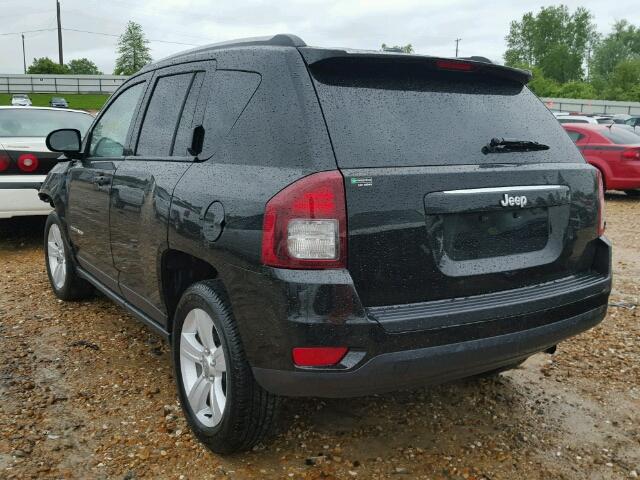 1C4NJCBAXGD641461 - 2016 JEEP COMPASS SP BLACK photo 3