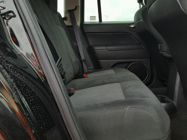 1C4NJCBAXGD641461 - 2016 JEEP COMPASS SP BLACK photo 6