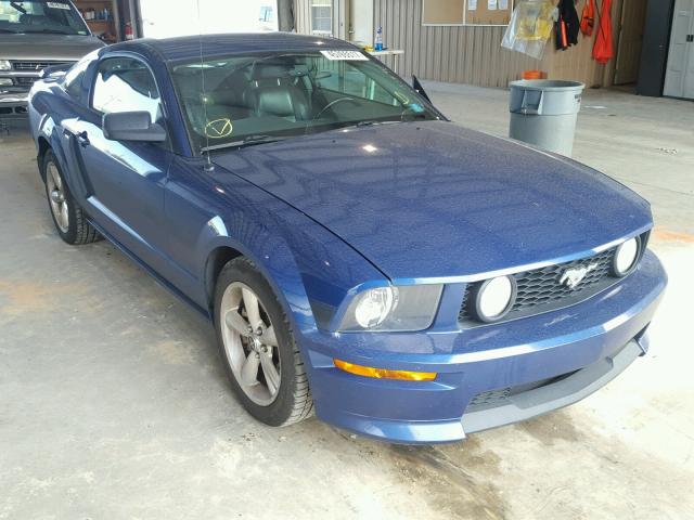 1ZVHT82HX85164959 - 2008 FORD MUSTANG GT BLUE photo 1