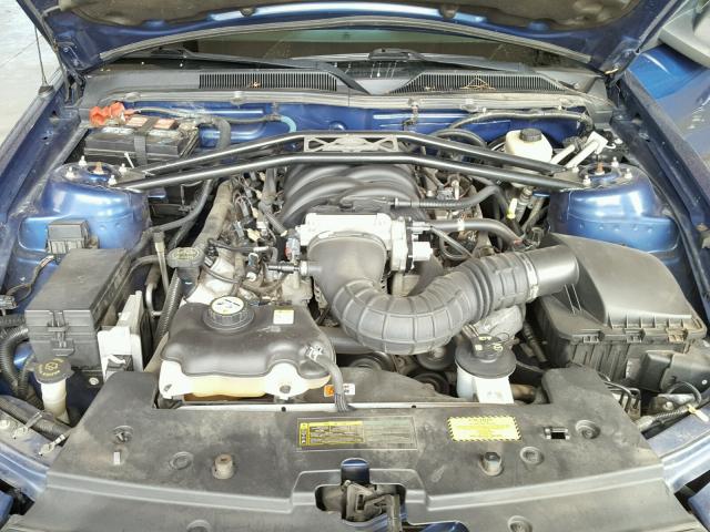 1ZVHT82HX85164959 - 2008 FORD MUSTANG GT BLUE photo 7