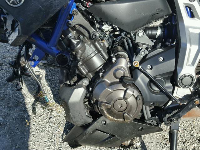 JYARM06E1GA007621 - 2016 YAMAHA FZ07 BLUE photo 7