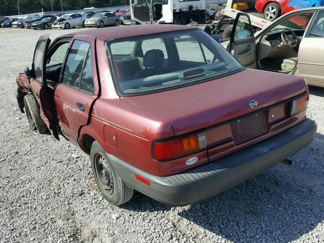 JN1EB31P0PU202596 - 1993 NISSAN SENTRA E RED photo 3