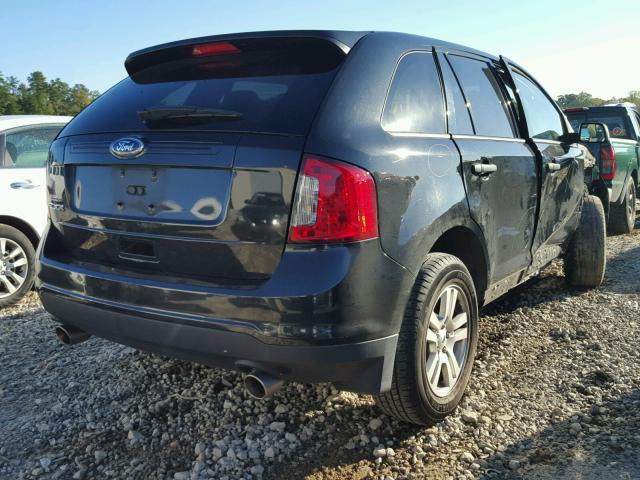 2FMDK3GC7DBA47202 - 2013 FORD EDGE SE BLACK photo 4