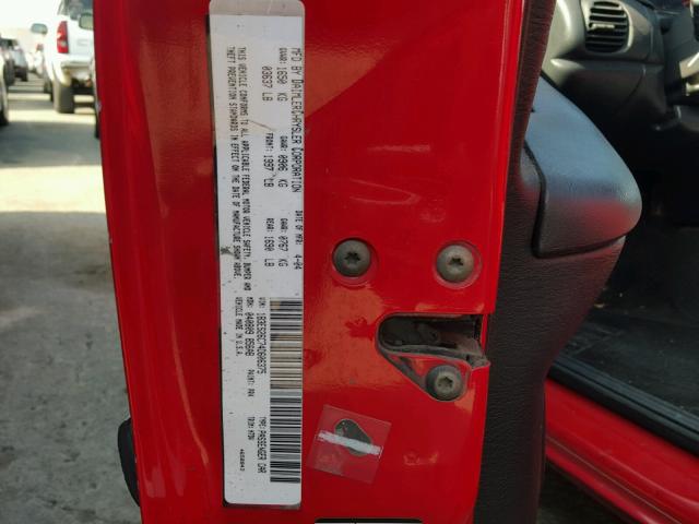 1B3ES26C74D606375 - 2004 DODGE NEON BASE RED photo 10