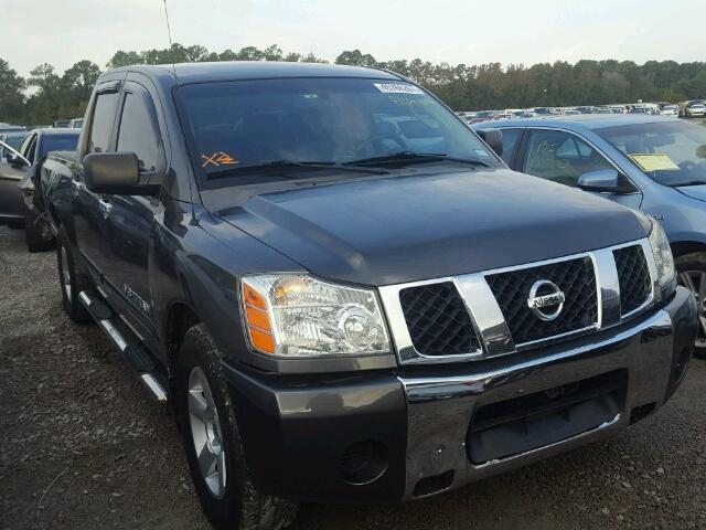 1N6AA07A17N225392 - 2007 NISSAN TITAN XE GRAY photo 1