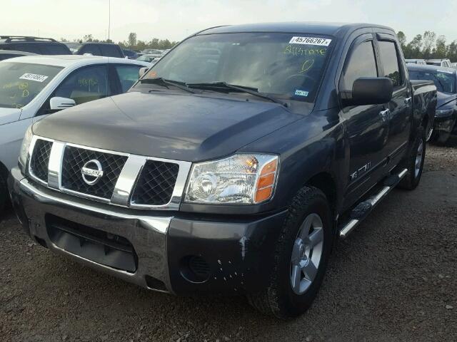 1N6AA07A17N225392 - 2007 NISSAN TITAN XE GRAY photo 2