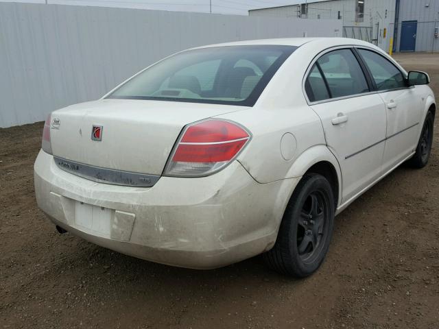 1G8ZS57N48F191814 - 2008 SATURN AURA XE WHITE photo 4