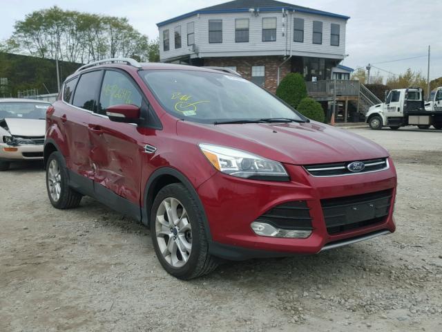 1FMCU9J92EUB19604 - 2014 FORD ESCAPE TIT RED photo 1