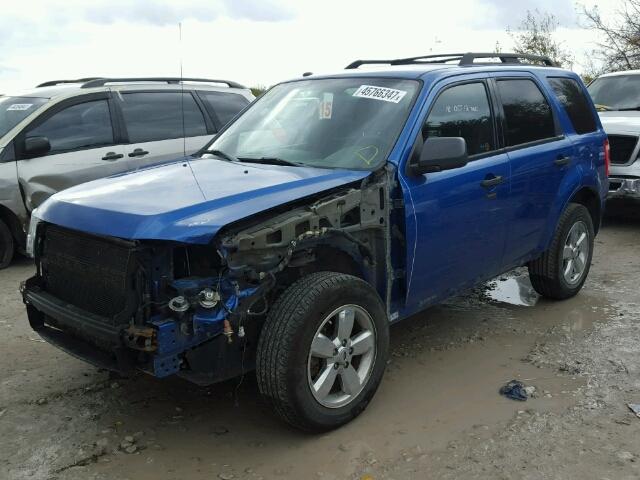 1FMCU0D77CKA46227 - 2012 FORD ESCAPE XLT BLUE photo 2