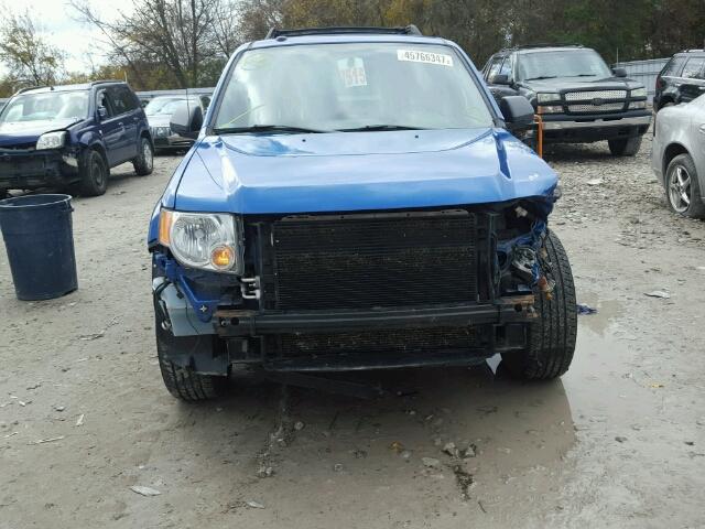 1FMCU0D77CKA46227 - 2012 FORD ESCAPE XLT BLUE photo 9