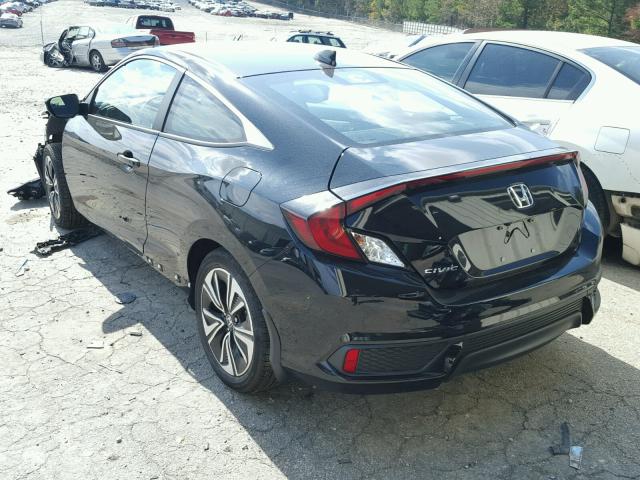 2HGFC3B37HH361762 - 2017 HONDA CIVIC EX BLACK photo 3