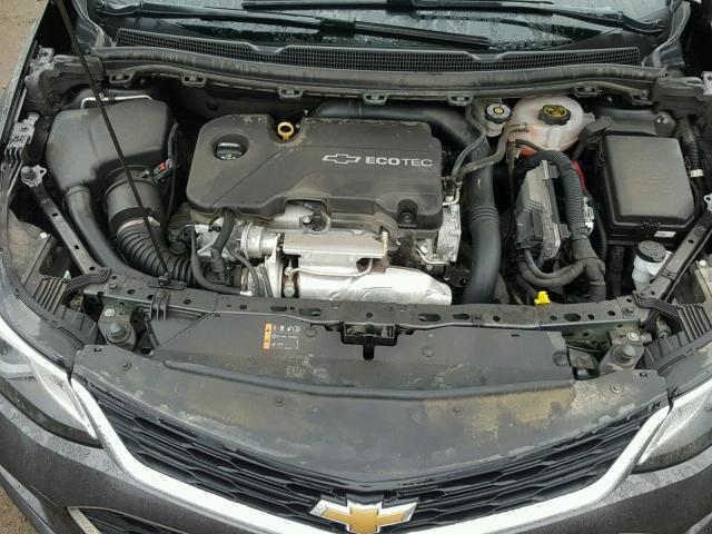 1G1BE5SM0H7135286 - 2017 CHEVROLET CRUZE LT CHARCOAL photo 7