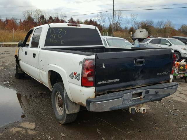 1GCHK23U35F933922 - 2005 CHEVROLET SILVERADO WHITE photo 3