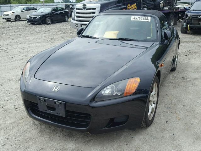 JHMAP11493T800059 - 2003 HONDA S2000 BLACK photo 2