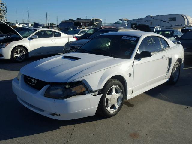 1FAFP40614F205174 - 2004 FORD MUSTANG WHITE photo 2