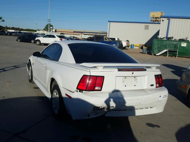 1FAFP40614F205174 - 2004 FORD MUSTANG WHITE photo 3