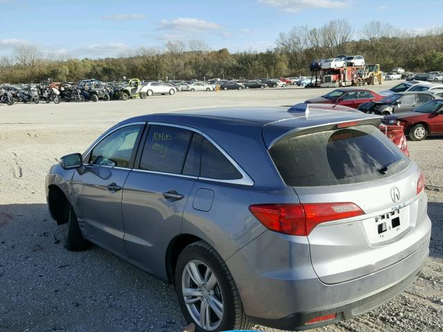 5J8TB3H57DL011625 - 2013 ACURA RDX TECHNO SILVER photo 3