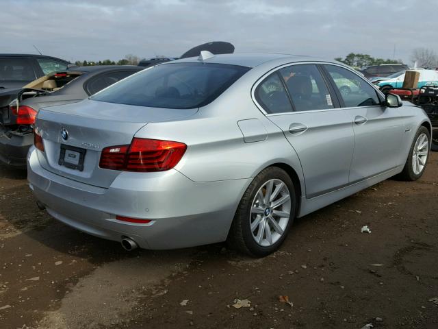 WBA5B1C55FD920699 - 2015 BMW 535 I SILVER photo 4