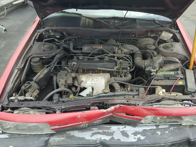 4T1SV21E9MU287901 - 1991 TOYOTA CAMRY DLX RED photo 7