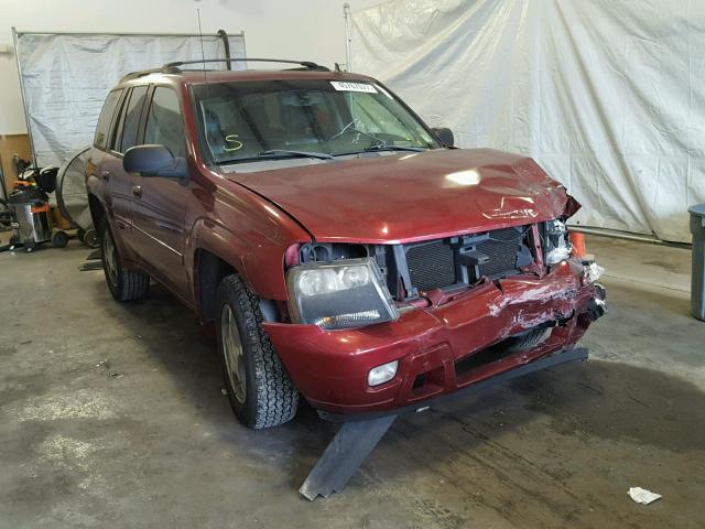 1GNDS13S462272912 - 2006 CHEVROLET TRAILBLAZE MAROON photo 1