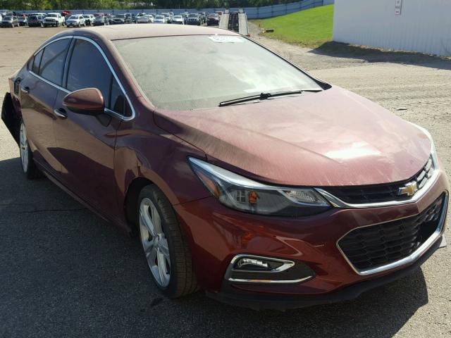 1G1BG5SM8G7235788 - 2016 CHEVROLET CRUZE PREM MAROON photo 1