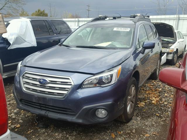 4S4BSACC7F3342112 - 2015 SUBARU OUTBACK 2. BLUE photo 2