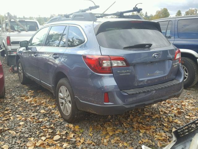 4S4BSACC7F3342112 - 2015 SUBARU OUTBACK 2. BLUE photo 3