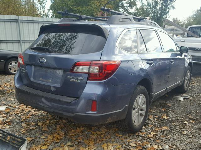 4S4BSACC7F3342112 - 2015 SUBARU OUTBACK 2. BLUE photo 4