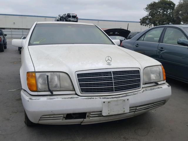 WDBGA43E6RA147570 - 1994 MERCEDES-BENZ S 420 WHITE photo 1