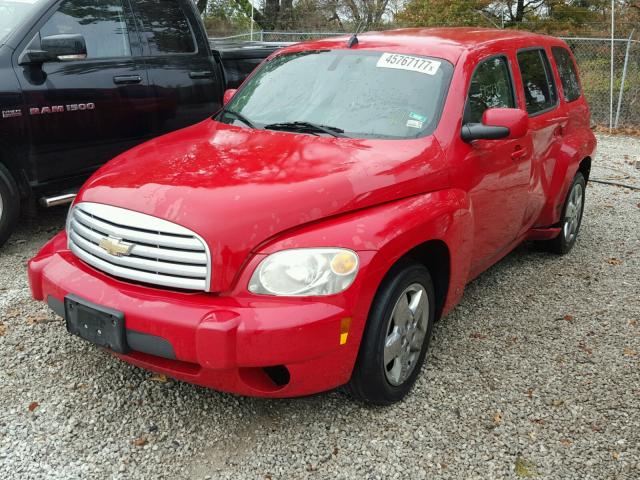 3GNDA23D58S531117 - 2008 CHEVROLET HHR LT RED photo 2