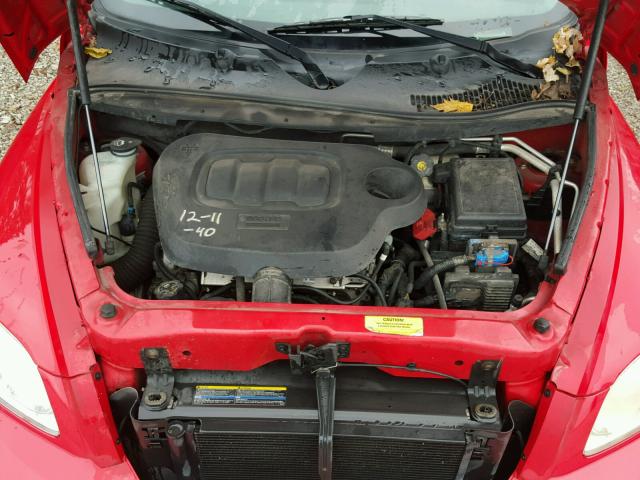 3GNDA23D58S531117 - 2008 CHEVROLET HHR LT RED photo 7