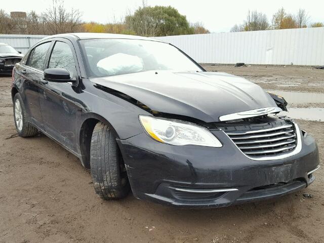 1C3CCBBB5CN278239 - 2012 CHRYSLER 200 TOURIN BLACK photo 1