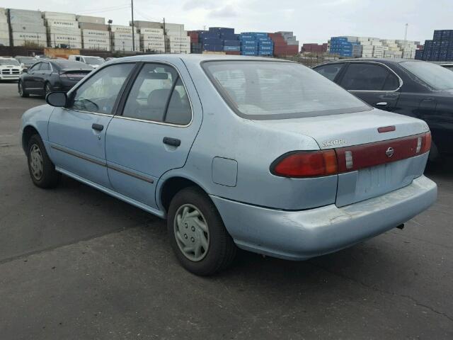 1N4AB41D8VC756419 - 1997 NISSAN SENTRA BLUE photo 3