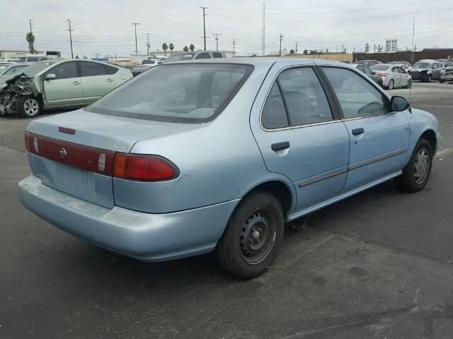 1N4AB41D8VC756419 - 1997 NISSAN SENTRA BLUE photo 4