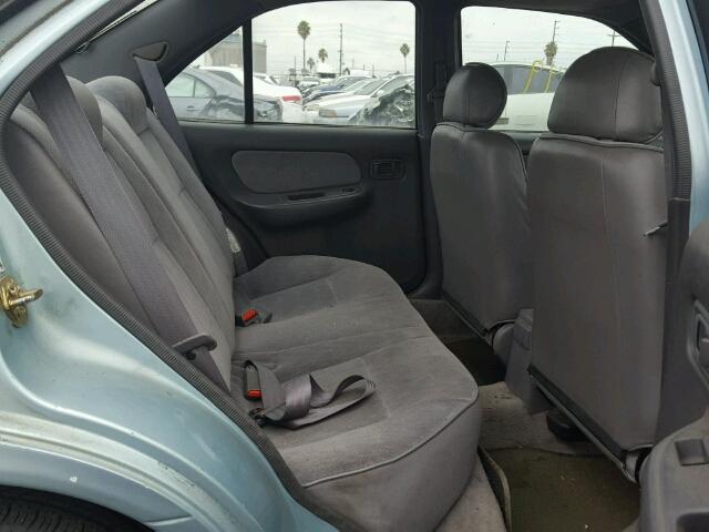 1N4AB41D8VC756419 - 1997 NISSAN SENTRA BLUE photo 6