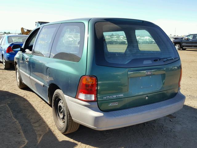 2FTZA54402BB24222 - 2002 FORD WINDSTAR GREEN photo 3