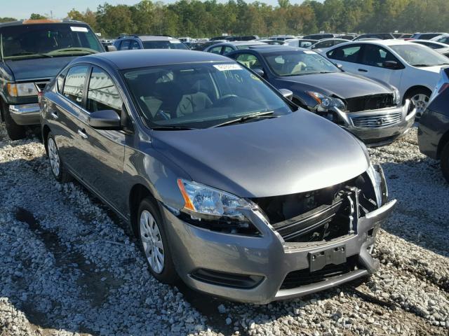 3N1AB7AP1FY364013 - 2015 NISSAN SENTRA S GRAY photo 1