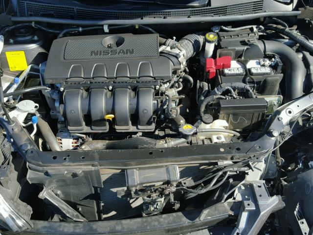 3N1AB7AP1FY364013 - 2015 NISSAN SENTRA S GRAY photo 7