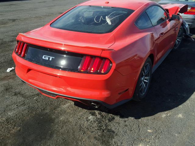 1FA6P8CFXF5425960 - 2015 FORD MUSTANG GT ORANGE photo 4