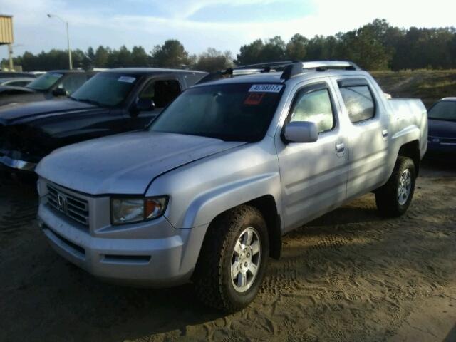 2HJYK165X8H541422 - 2008 HONDA RIDGELINE SILVER photo 2