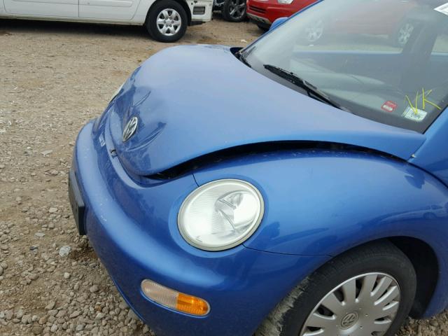 3VWCA21C8YM407567 - 2000 VOLKSWAGEN NEW BEETLE BLUE photo 9