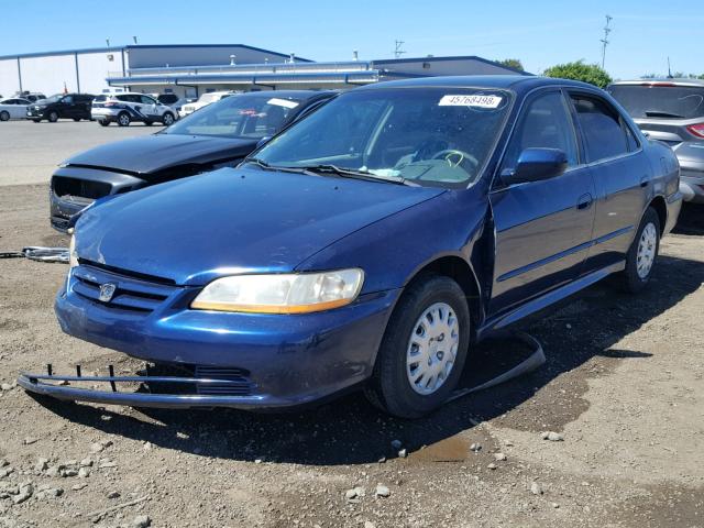 1HGCF86612A116103 - 2002 HONDA ACCORD VAL BLUE photo 2