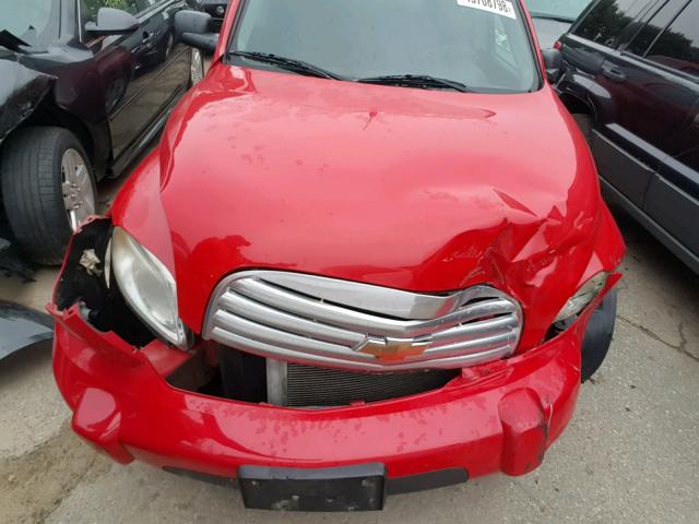 3GNBAADB3AS525613 - 2010 CHEVROLET HHR LS Rojo foto 7
