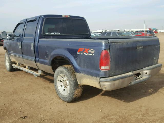 1FTSW21P37EA70751 - 2007 FORD F250 SUPER BLUE photo 3