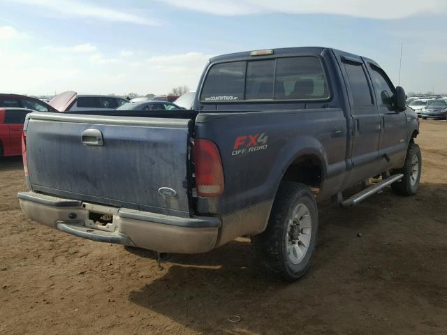 1FTSW21P37EA70751 - 2007 FORD F250 SUPER BLUE photo 4